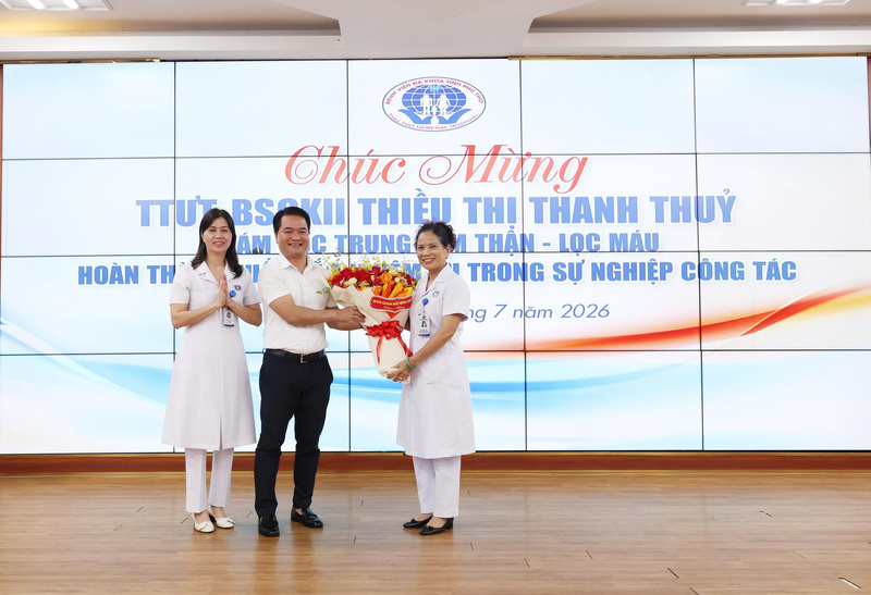 Bệnh viện đa khoa tỉnh Phú Thọ 10 chia tay bs thieu thi thanh thuy 1