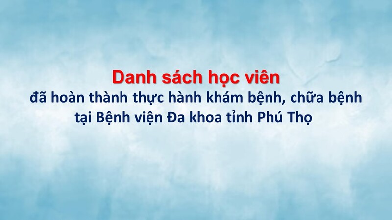 Bệnh viện đa khoa tỉnh Phú Thọ 36 Presentation2 1