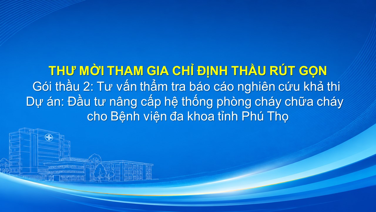 Bệnh viện đa khoa tỉnh Phú Thọ 13 Presentation3