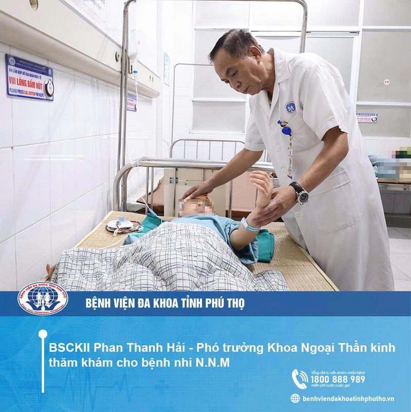 Bệnh viện đa khoa tỉnh Phú Thọ 9 chan thuong so nao o tre em 1