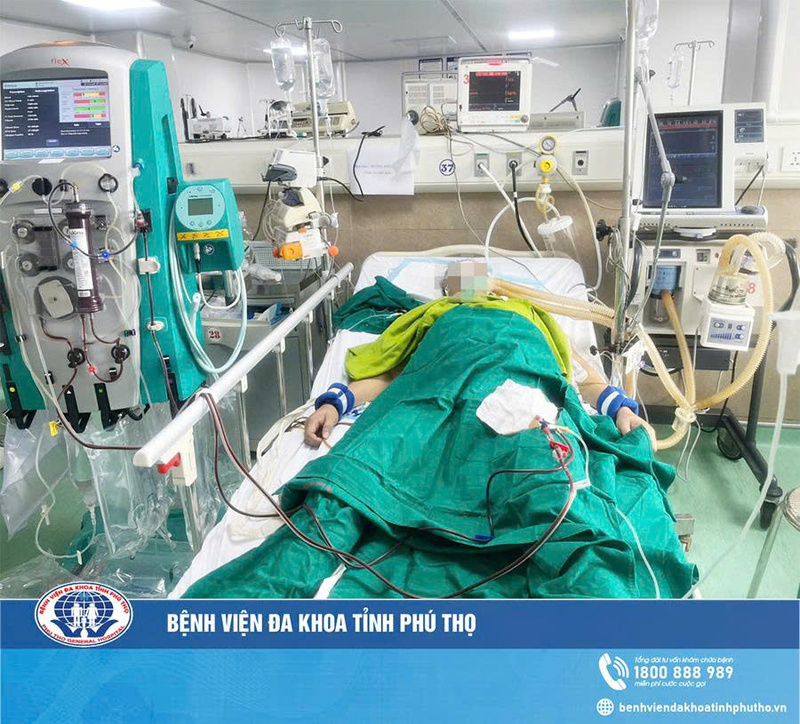 Bệnh viện đa khoa tỉnh Phú Thọ 35 viem tuy cap hoai tu 3